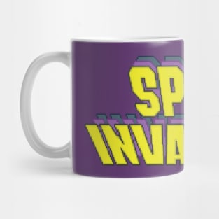 Space Invaders Logo Mug